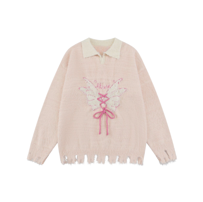 NB Butterfly Pattern Sweater