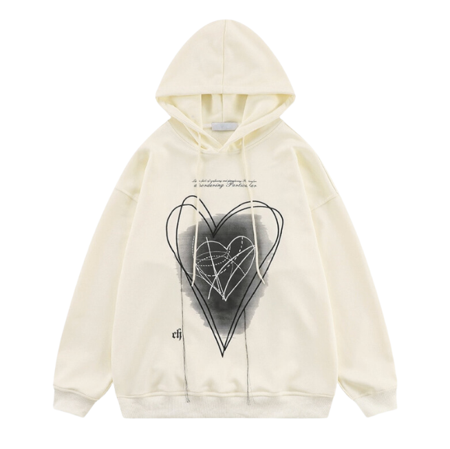 NB Draw Heart Hoodie