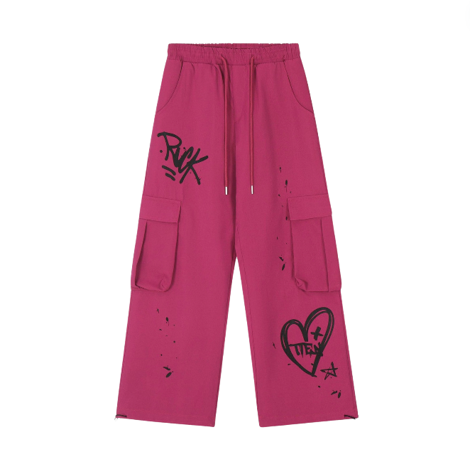 NB Casual Printed Straight Pants