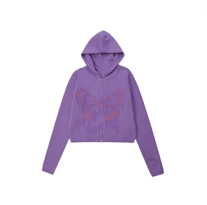 NB Butterfly Print Hoodie