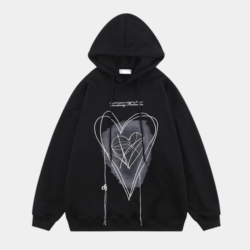 NB Draw Heart Hoodie