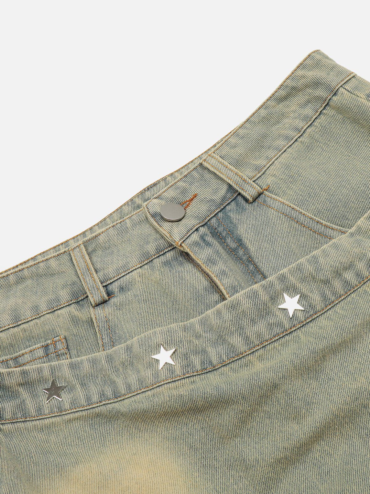 NB Star Rivet Leg Sleeve Jorts