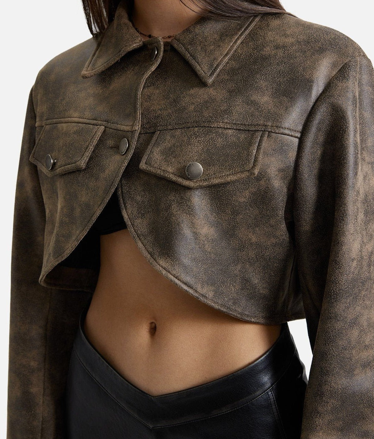 NB Camouflage Leather Jacket