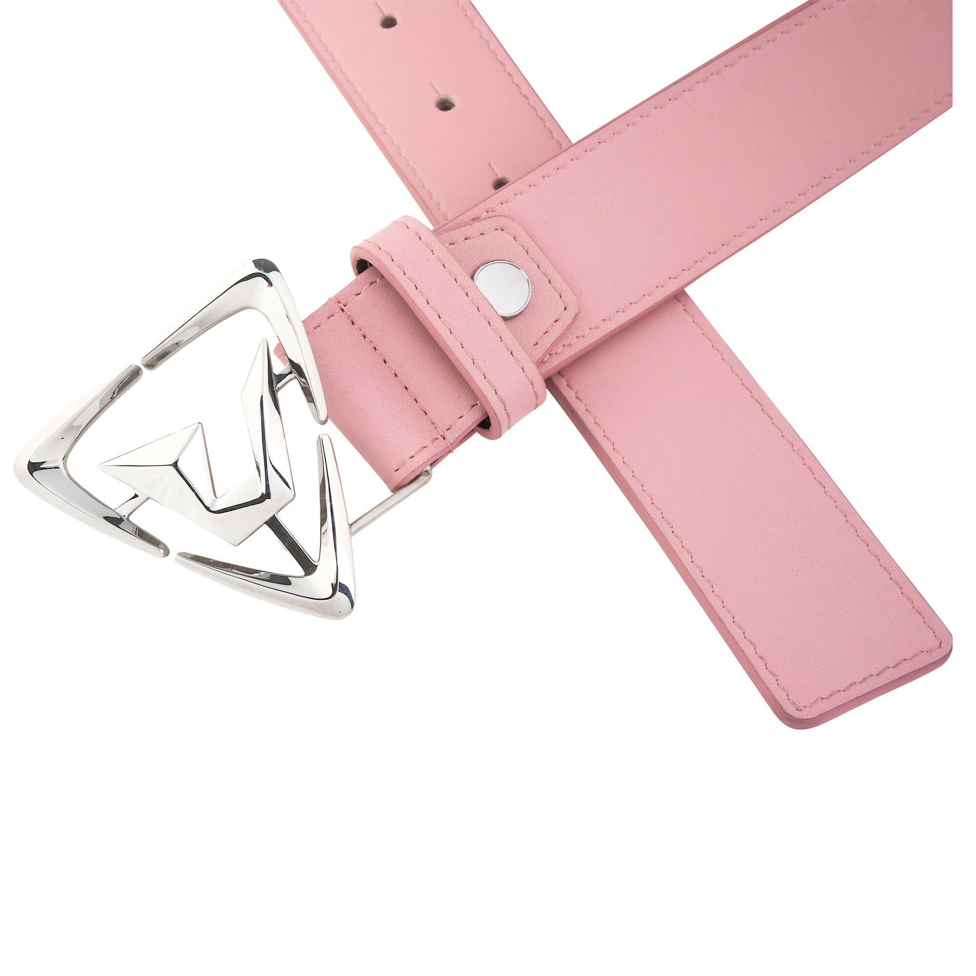 Unlaced Pink Belt