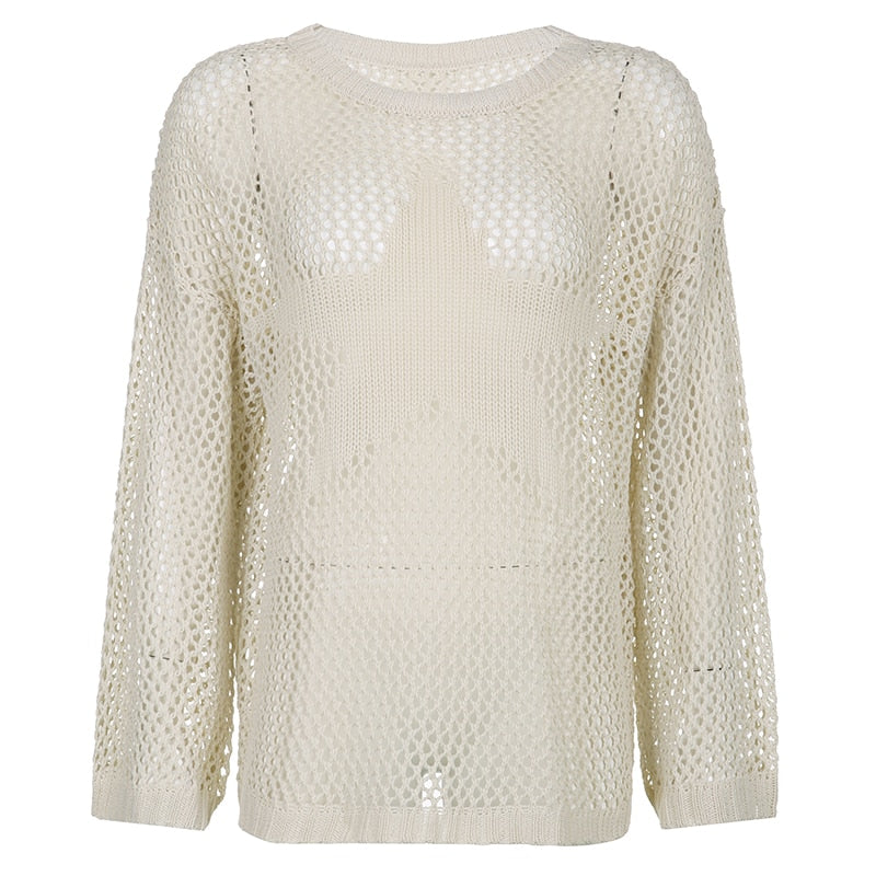 NB Star Net Sweater [wmn]